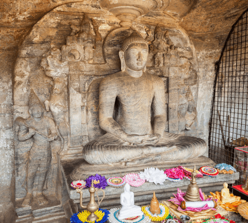 Gal Viharaya in Polonnaruwa: A Majestic Testament to Ancient Buddhist Sculpture